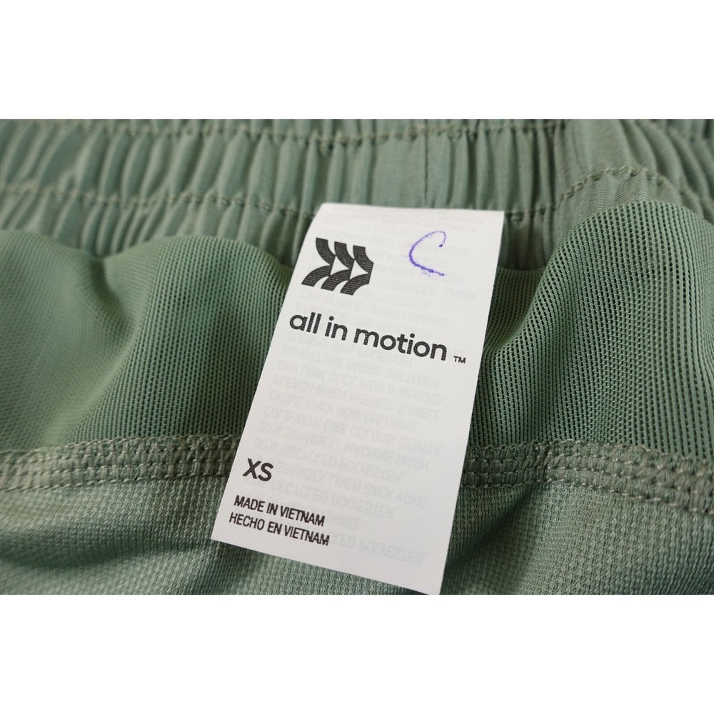 All In Motion Womens Size XS Green Pocket High Rise 3" Inseam Active Shorts NWT - Picture 2 of 11